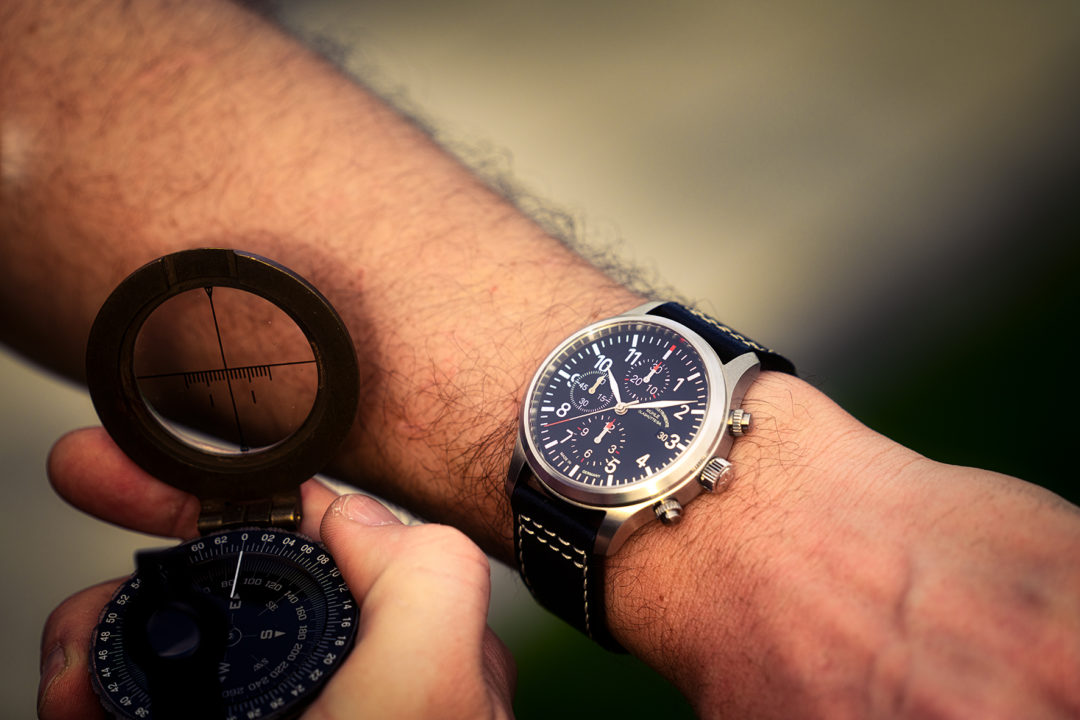 Men's watch / unisex MÜHLE-GLASHÜTTE, Terrasport I Chronograph / 44 mm, SKU: M1-37-74-LB | watchphilosophy.co.uk