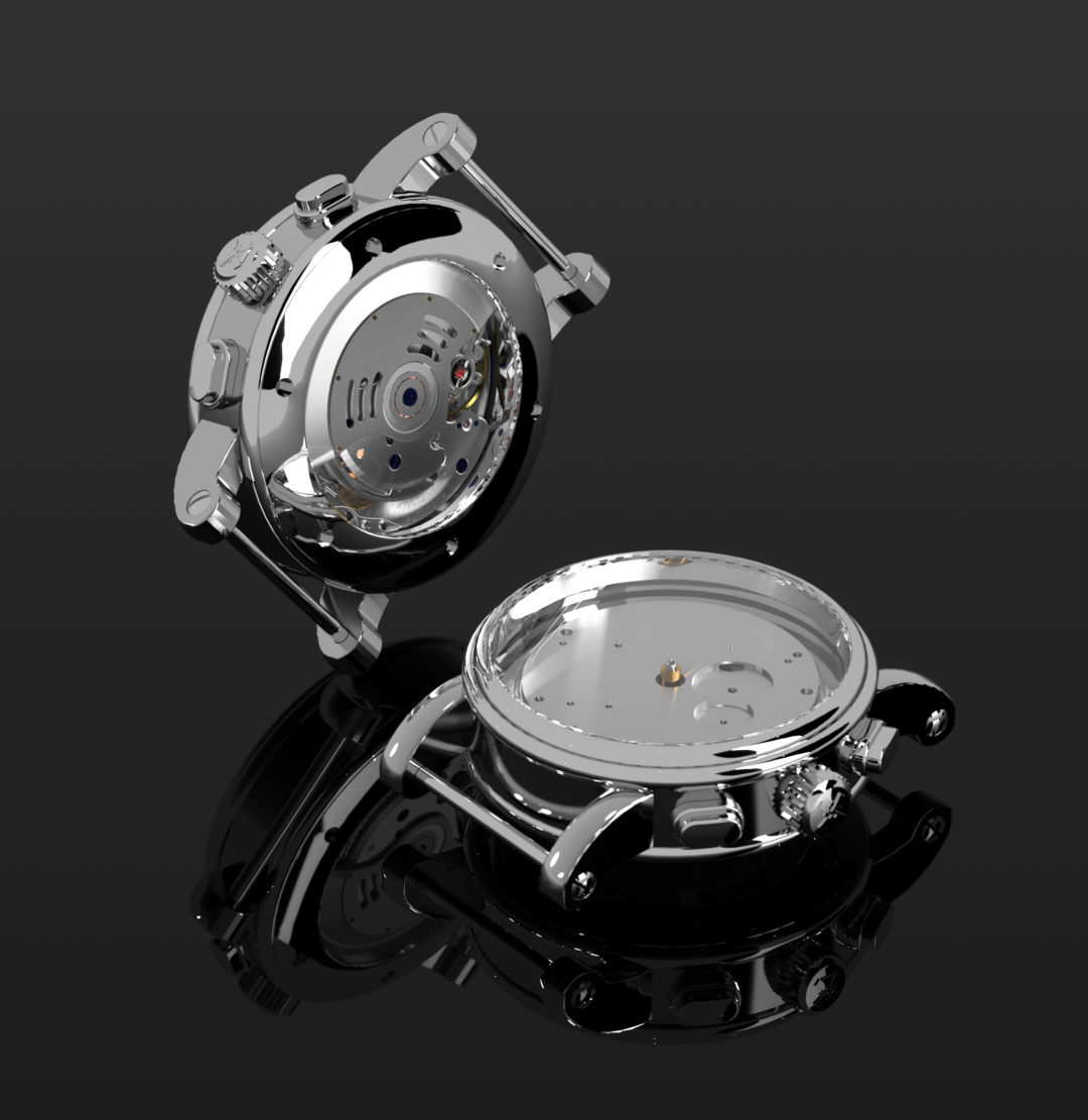 Men's watch / unisex MÜHLE-GLASHÜTTE, Teutonia II Chronograph / 42 mm, SKU: M1-30-95-MB | watchphilosophy.co.uk