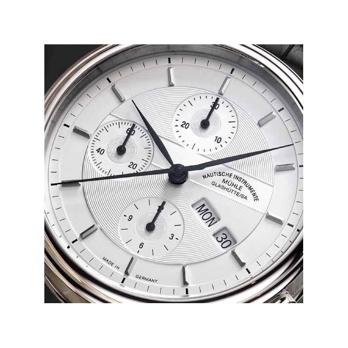 Men's watch / unisex MÜHLE-GLASHÜTTE, Teutonia II Chronograph / 42 mm, SKU: M1-30-95-MB | watchphilosophy.co.uk