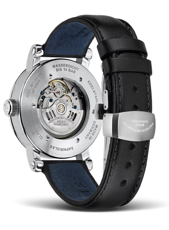 Men's watch / unisex MÜHLE-GLASHÜTTE, Teutonia IV Small Second / 41 mm, SKU: M1-44-43-LB | watchphilosophy.co.uk
