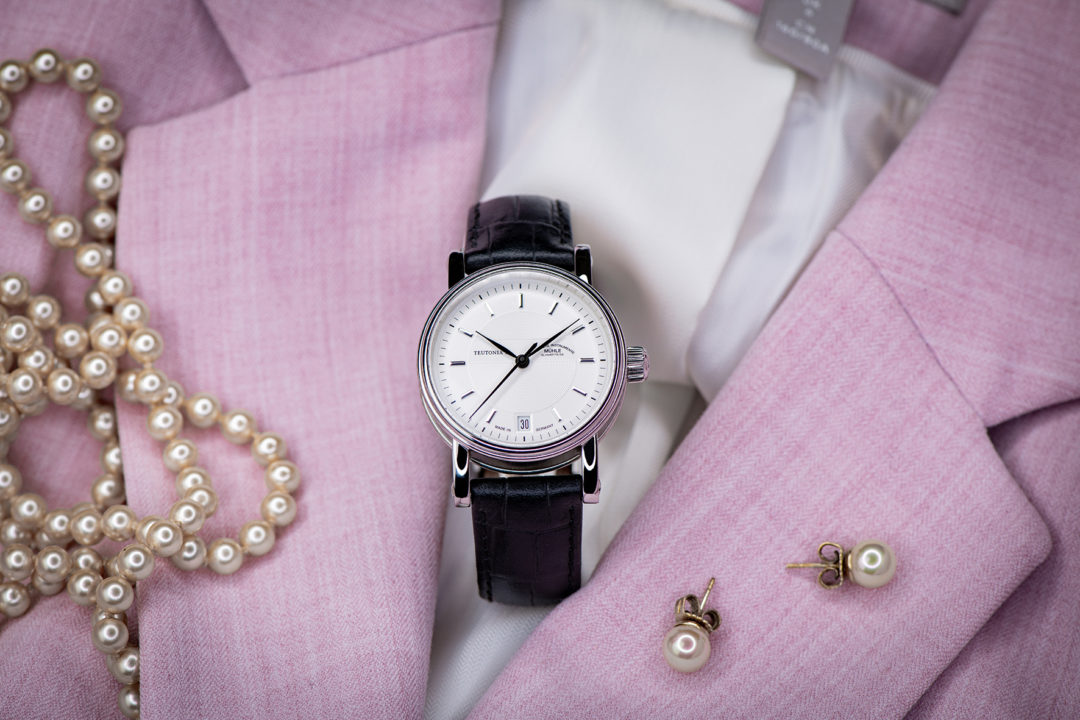 Ladies' watch MÜHLE-GLASHÜTTE, Teutonia II Medium / 34 mm, SKU: M1-30-25-LB | watchphilosophy.co.uk