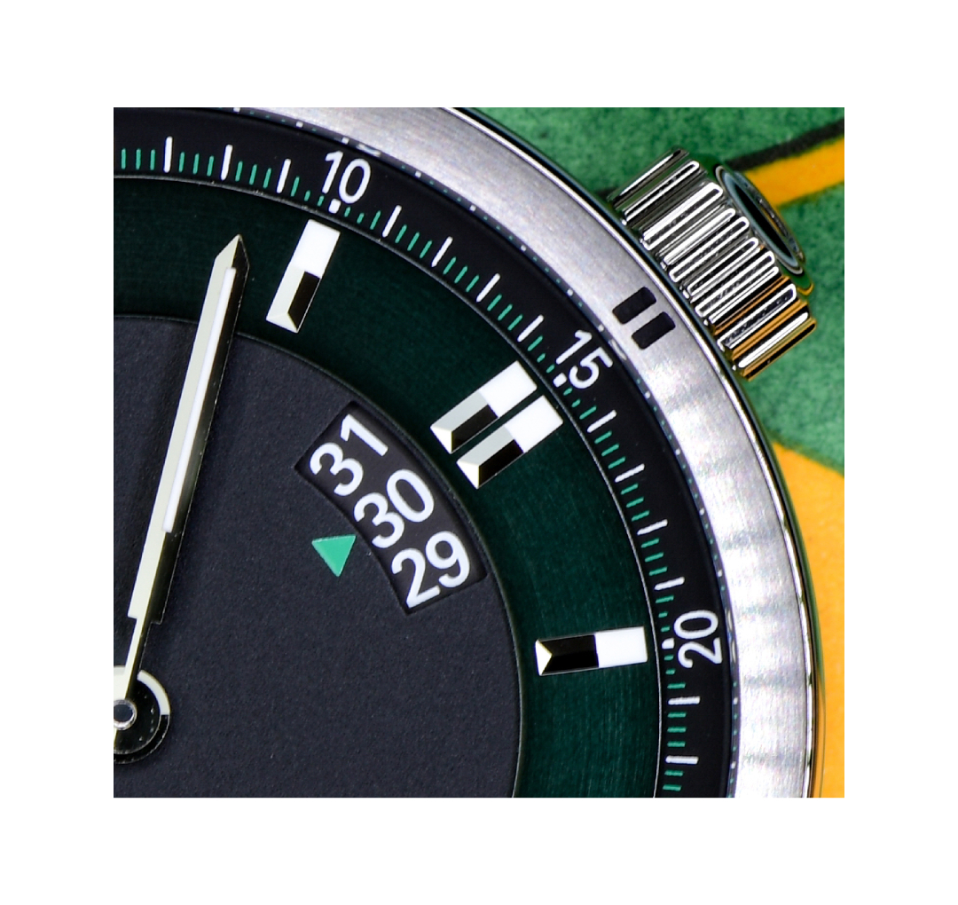Men's watch / unisex  MÜHLE-GLASHÜTTE, Teutonia Sport II “Racing Green” / 41.6 mm, SKU: M1-29-74-LB-S | watchphilosophy.co.uk