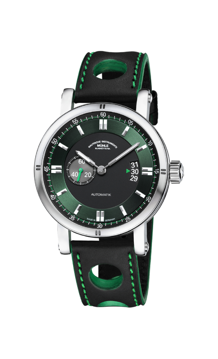 Men's watch / unisex  MÜHLE-GLASHÜTTE, Teutonia Sport II “Racing Green” / 41.6 mm, SKU: M1-29-74-LB-S | watchphilosophy.co.uk