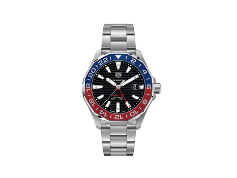 Men's watch / unisex TAG HEUER, Aquaracer GMT / 43mm, SKU: WAY201F.BA0927 | watchphilosophy.co.uk