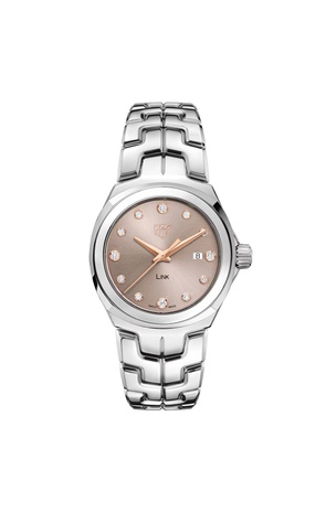 Ladies' watch TAG HEUER, Link Date Quartz / 32mm, SKU: WBC131E.BA0649 | watchphilosophy.co.uk