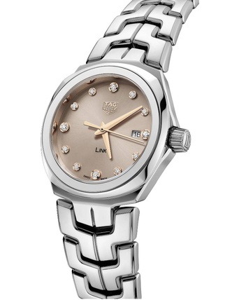 Ladies' watch TAG HEUER, Link Date Quartz / 32mm, SKU: WBC131E.BA0649 | watchphilosophy.co.uk