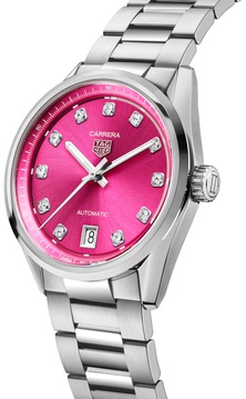 Ladies' watch TAG HEUER, Carrera Date / 36mm, SKU: WBN2318.BA0001 | watchphilosophy.co.uk