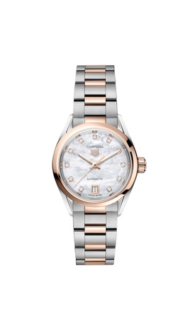 Ladies' watch TAG HEUER, Carrera Date / 29mm, SKU: WBN2450.BD0569 | watchphilosophy.co.uk