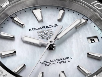 Ladies' watch TAG HEUER, Aquaracer Professional 200 Solargraph / 34mm, SKU: WBP1312.BA0005 | watchphilosophy.co.uk