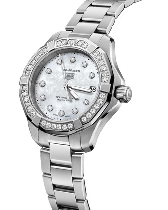 Ladies' watch TAG HEUER, Aquaracer Professional 200 Solargraph / 34mm, SKU: WBP1314.BA0005 | watchphilosophy.co.uk
