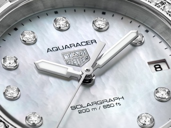 Ladies' watch TAG HEUER, Aquaracer Professional 200 Solargraph / 34mm, SKU: WBP1314.BA0005 | watchphilosophy.co.uk