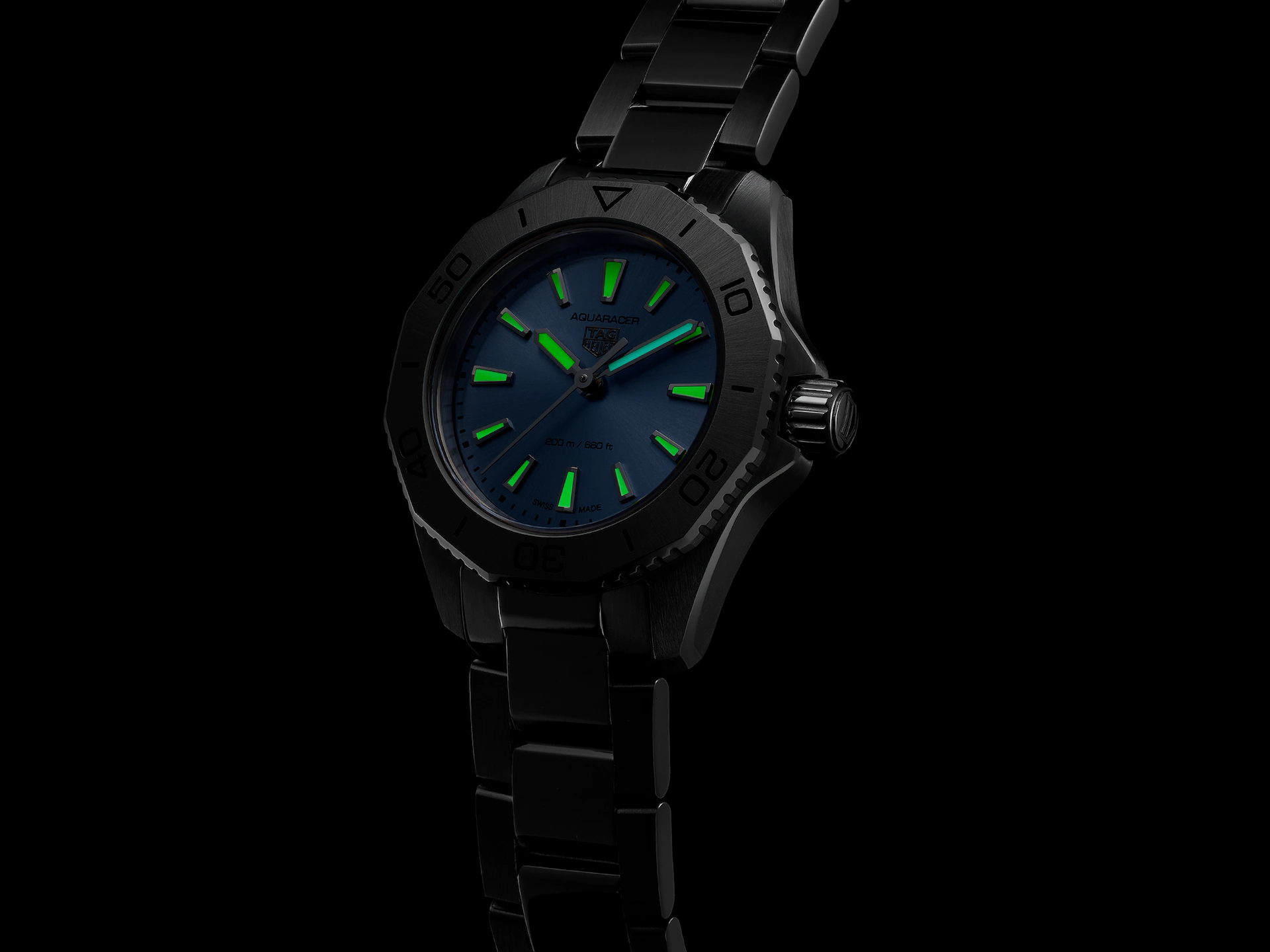 Ladies' watch TAG HEUER, Aquaracer Professional 200 Quartz / 30mm, SKU: WBP1415.BA0622 | watchphilosophy.co.uk