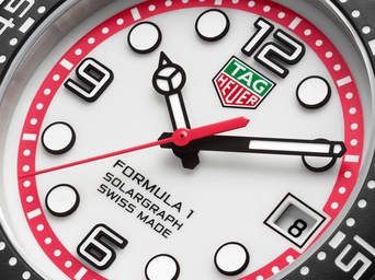 Men's watch / unisex TAG HEUER, Formula 1 Solargraph Limited Edition / 38mm, SKU: WBY111A.FT8106 | watchphilosophy.co.uk