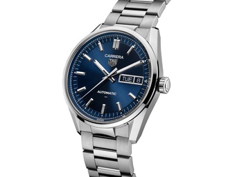Men's watch / unisex TAG HEUER, Carrera Day-Date / 41mm, SKU: WDA2112.BA0043 | watchphilosophy.co.uk