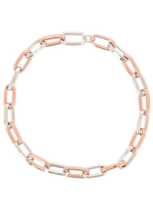 Women Jewellery PESAVENTO, Forever Chic Rhodium - Pink Silver Necklace, SKU: WPLVE1810 | watchphilosophy.co.uk