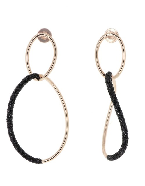 Women Jewellery PESAVENTO, Polvere di Sogni Pink Silver Earrings, SKU: WPLVO1206 | watchphilosophy.co.uk