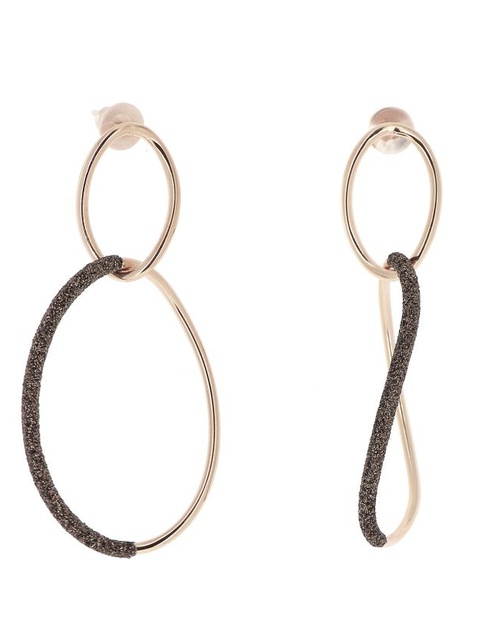 Women Jewellery PESAVENTO, Polvere di Sogni Pink Silver Earrings, SKU: WPLVO1207 | watchphilosophy.co.uk