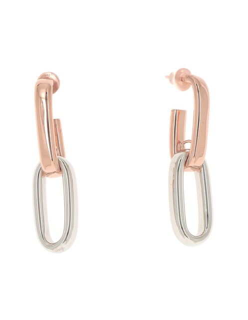 Women Jewellery PESAVENTO, Forever Chic Rhodium - Pink Silver Earrings, SKU: WPLVO1890 | watchphilosophy.co.uk