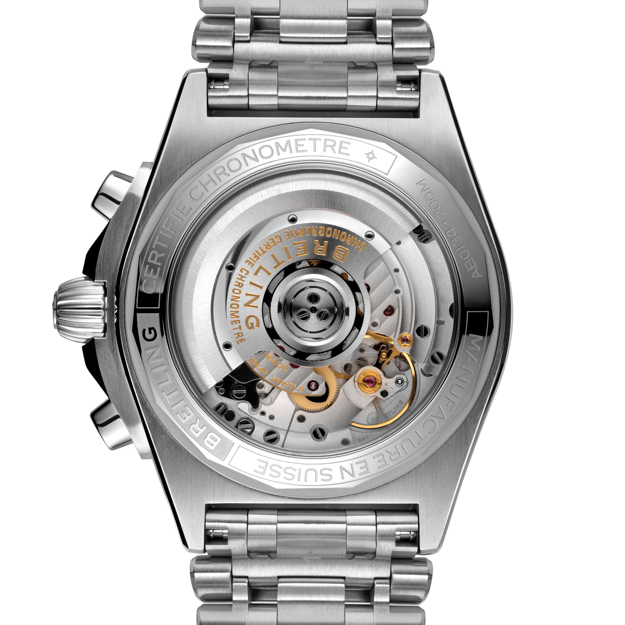 Men's watch / unisex BREITLING, Chronomat B01 / 42mm, SKU: AB0134101K1A1 | watchphilosophy.co.uk