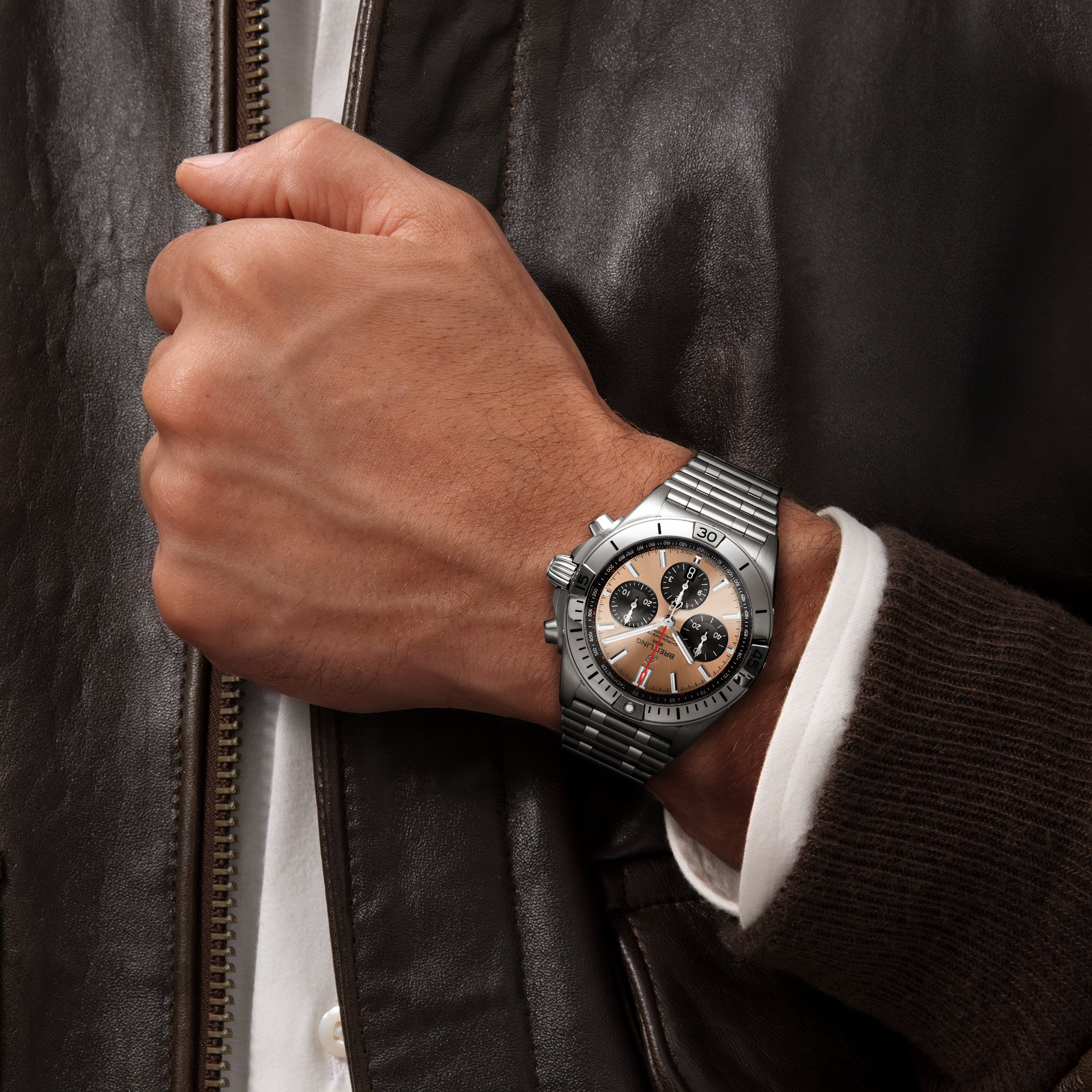Men's watch / unisex BREITLING, Chronomat B01 / 42mm, SKU: AB0134101K1A1 | watchphilosophy.co.uk