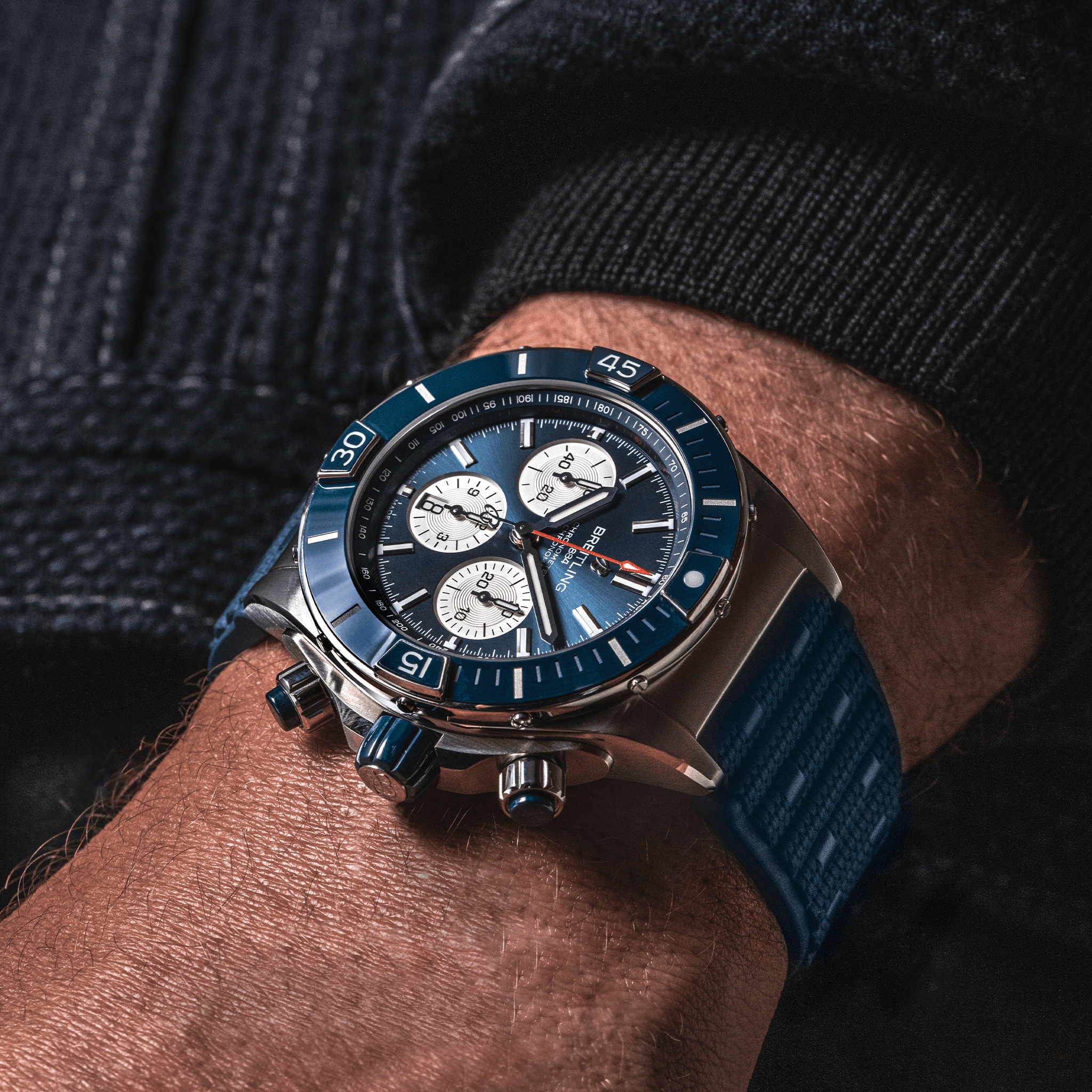 Men's watch / unisex BREITLING, Super Chronomat B01 / 44mm, SKU: AB0136161C1S1 | watchphilosophy.co.uk