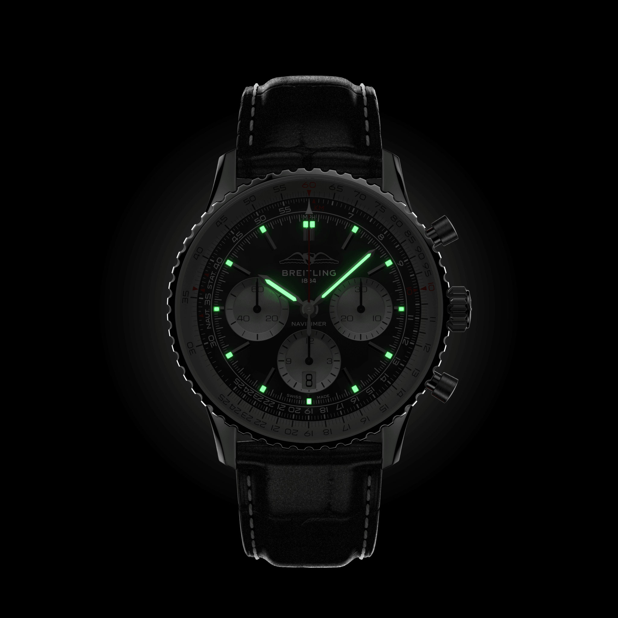 Men's watch / unisex BREITLING, Navitimer B01 Chronograph / 43mm, SKU: AB0138211B1P1 | watchphilosophy.co.uk