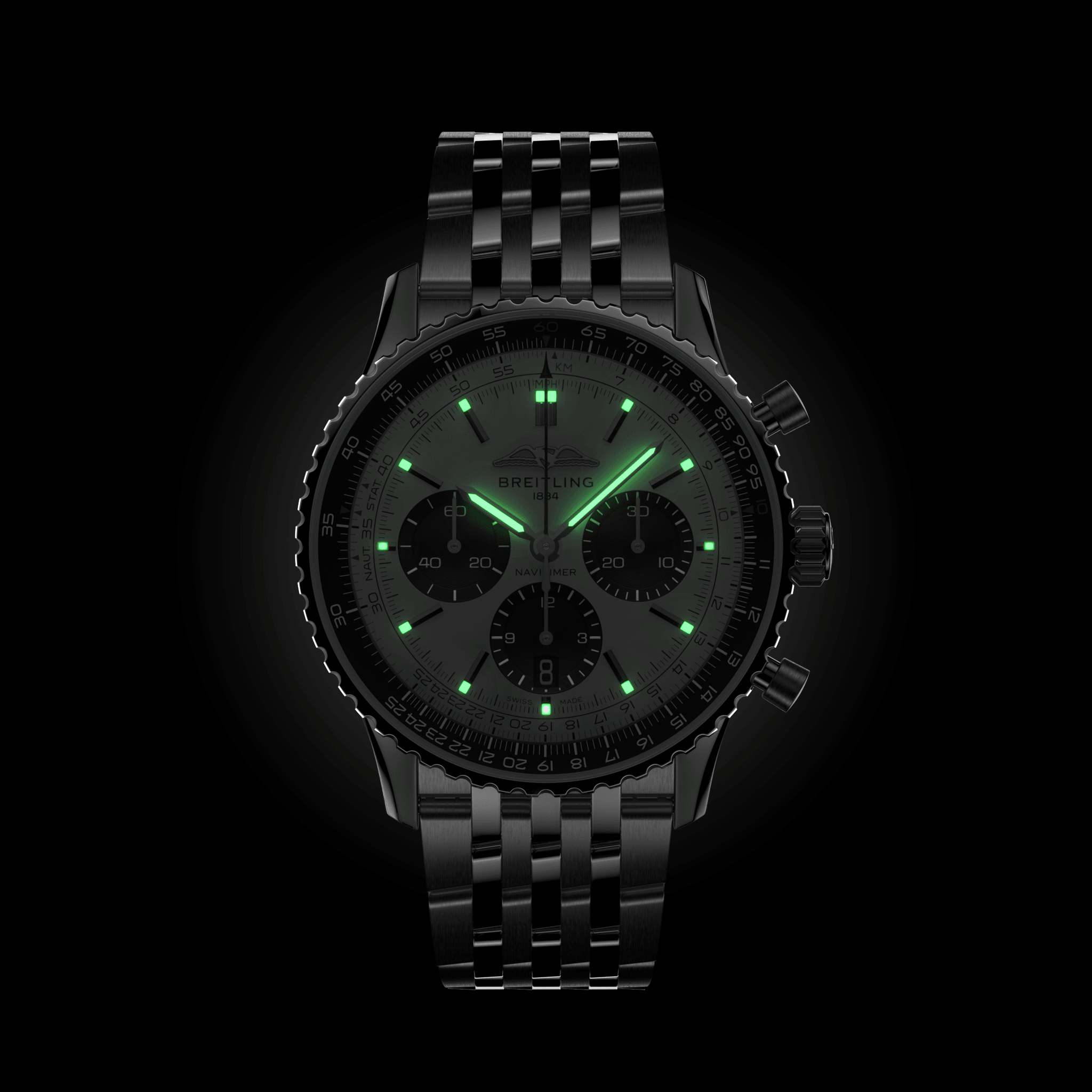 Men's watch / unisex BREITLING, Navitimer B01 Chronograph / 43mm, SKU: AB0138241G1A1 | watchphilosophy.co.uk