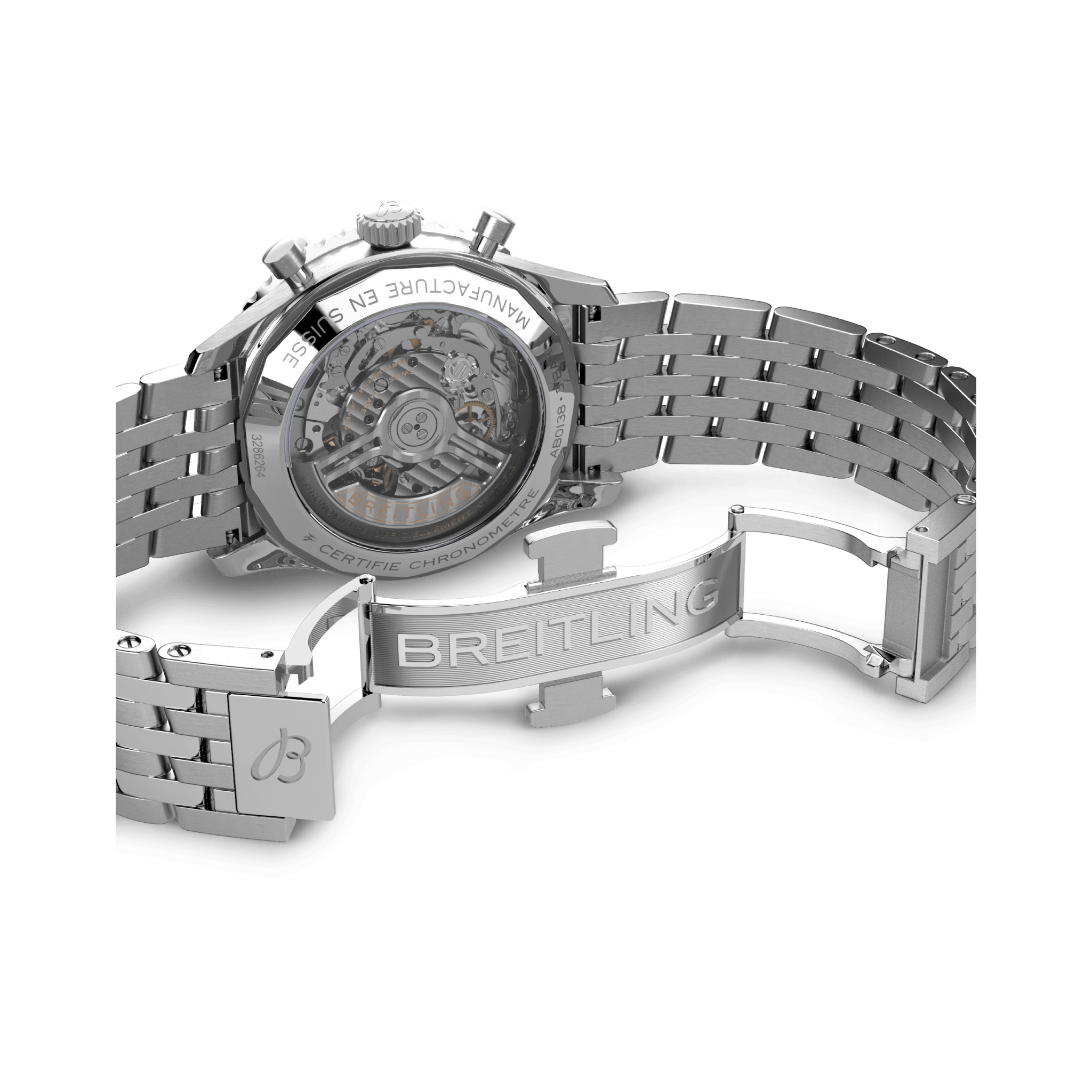 Men's watch / unisex BREITLING, Navitimer B01 Chronograph / 43mm, SKU: AB0138241K1A1 | watchphilosophy.co.uk