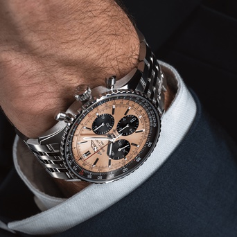 Men's watch / unisex BREITLING, Navitimer B01 Chronograph / 43mm, SKU: AB0138241K1A1 | watchphilosophy.co.uk