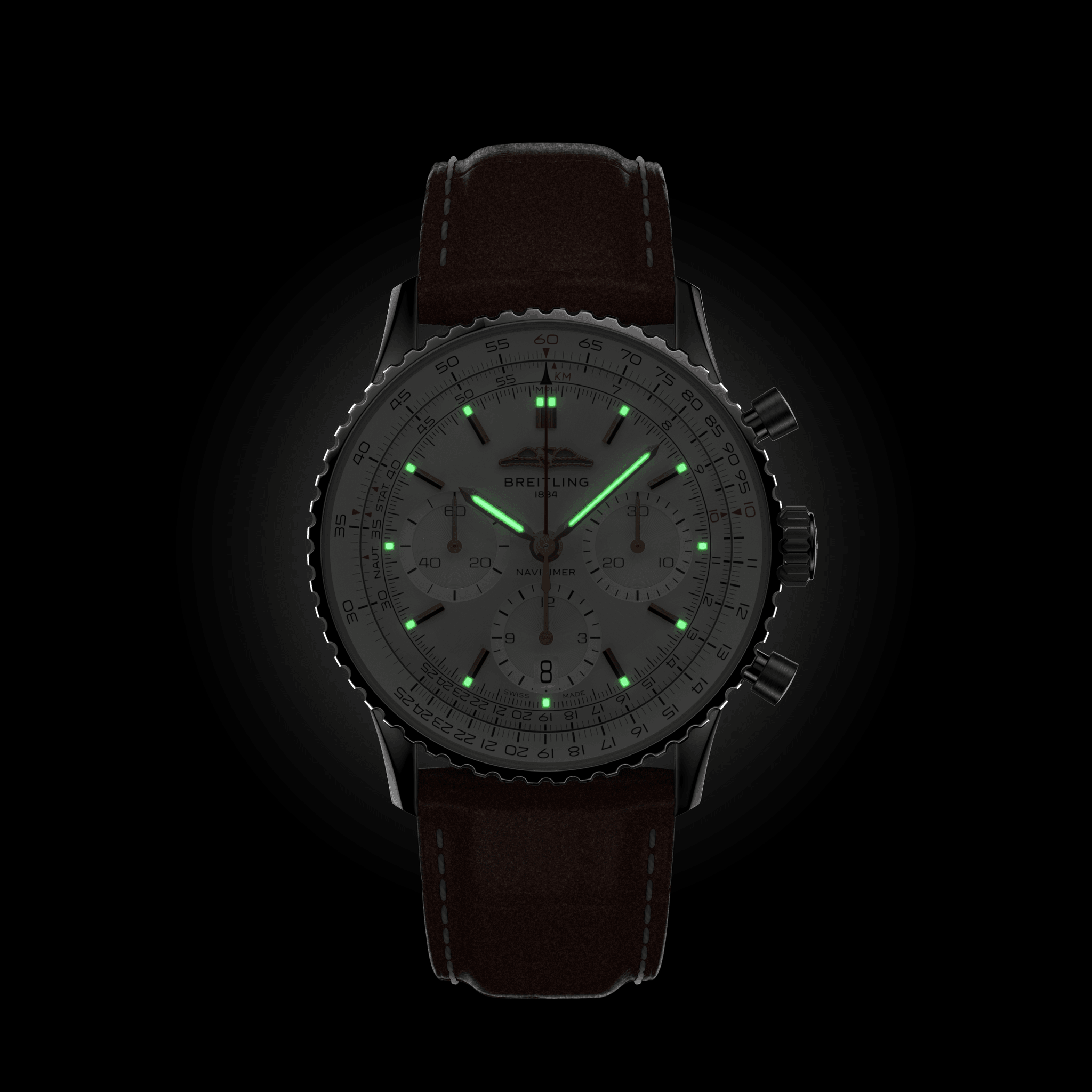 Men's watch / unisex BREITLING, Navitimer B01 Chronograph / 41mm, SKU: AB0139211G1P1 | watchphilosophy.co.uk