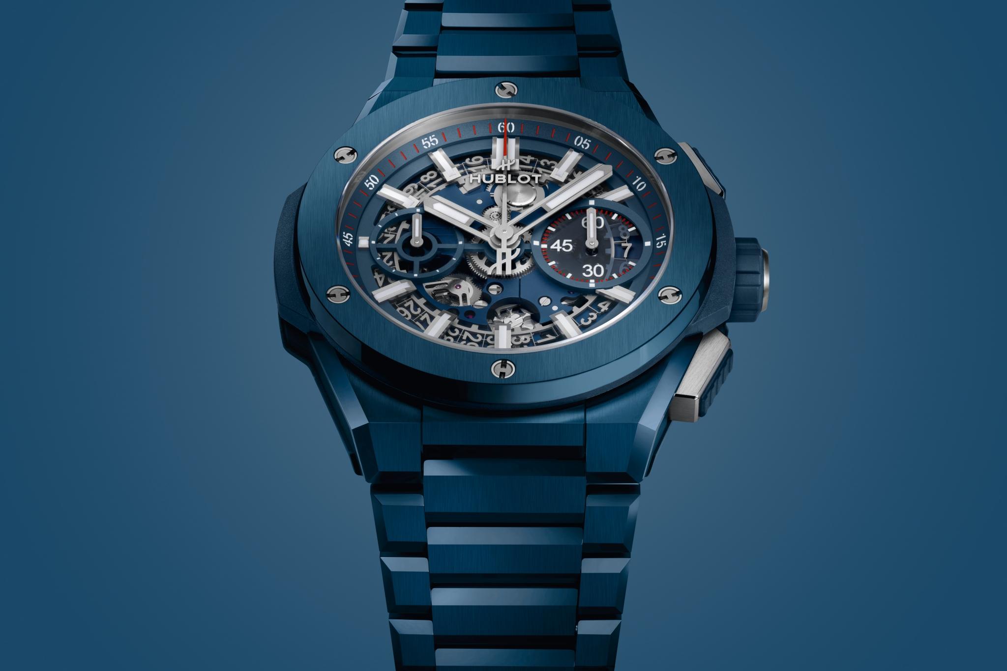 Men's watch / unisex HUBLOT, Big Bang Integral Blue Ceramic / 42mm, SKU: 451.EX.5123.EX | watchphilosophy.co.uk