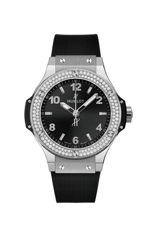 Men's watch / unisex HUBLOT, Big Bang Steel Diamonds / 38mm, SKU: 361.SX.1270.RX.1104 | watchphilosophy.co.uk