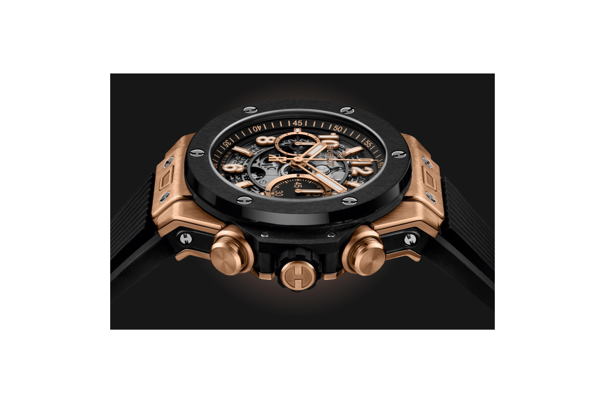 Men's watch / unisex  HUBLOT, Big Bang Unico King Gold Ceramic / 44mm, SKU: 421.OM.1180.RX | watchphilosophy.co.uk