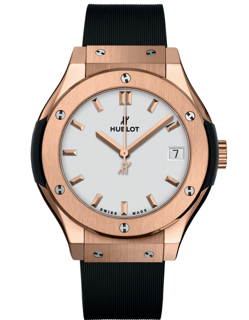 Ladies' watch HUBLOT, Classic Fusion King Gold Opalin / 33mm, SKU: 581.OX.2611.RX | watchphilosophy.co.uk