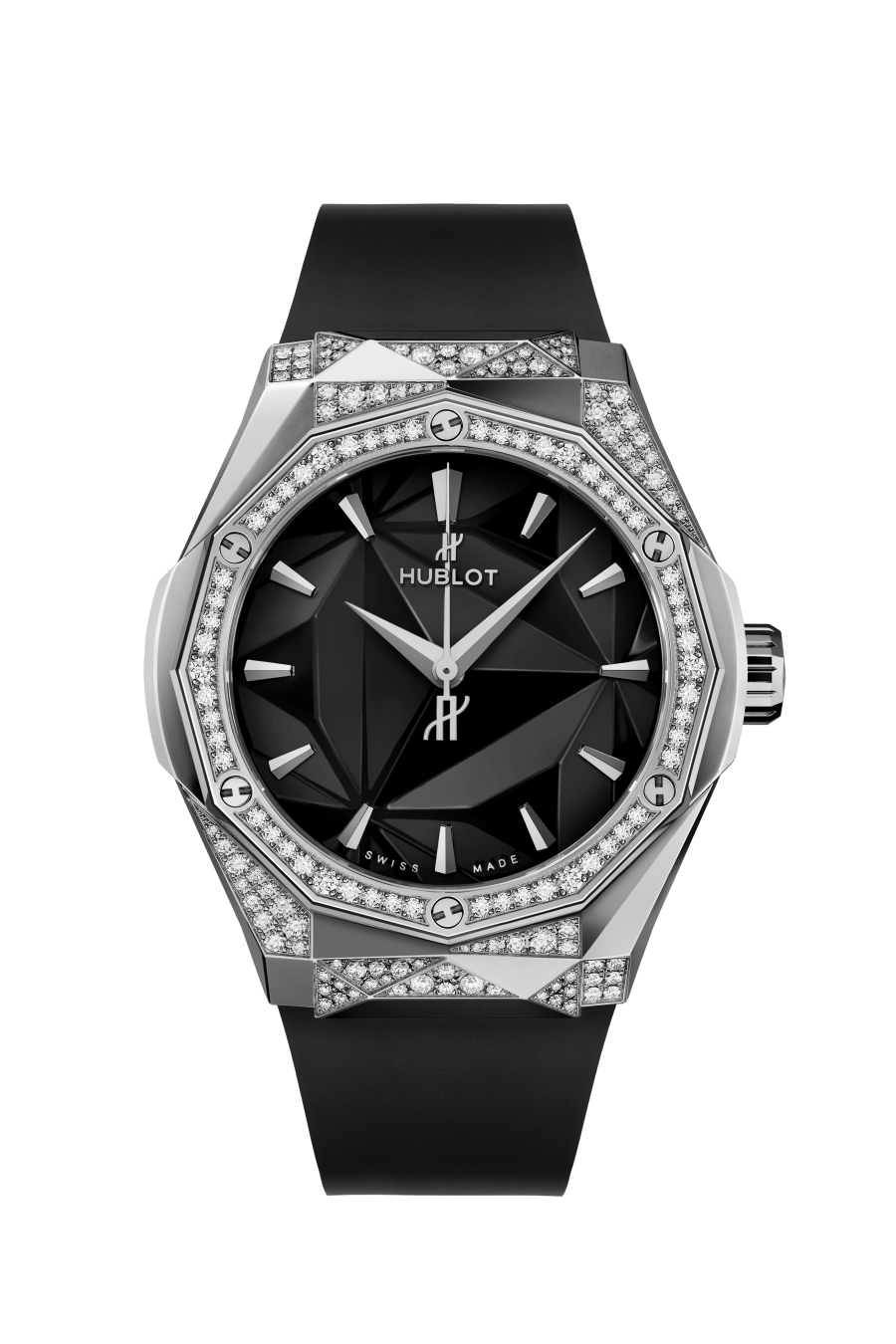 Men's watch / unisex  HUBLOT, Classic Fusion Orlinski Titanium Alternative Pave / 40mm, SKU: 550.NS.1800.RX.1804.ORL19 | watchphilosophy.co.uk