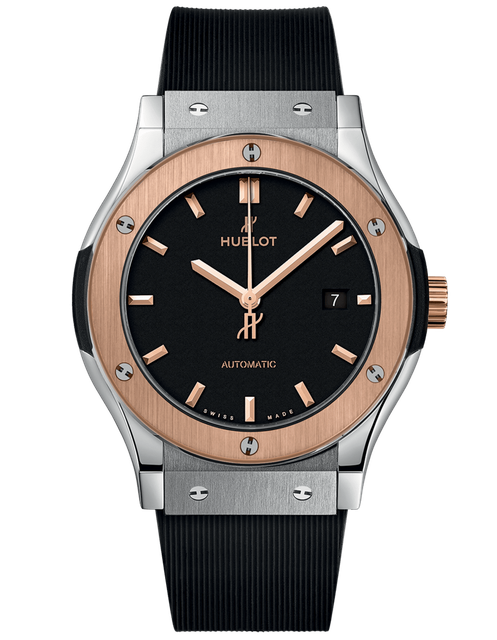 Men's watch / unisex HUBLOT, Classic Fusion Titanium King Gold / 42mm, SKU: 542.NO.1181.RX | watchphilosophy.co.uk