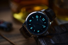 Men's watch / unisex MÜHLE-GLASHÜTTE, Lunova Date / 42.3mm, SKU: M1-43-16-LB | watchphilosophy.co.uk