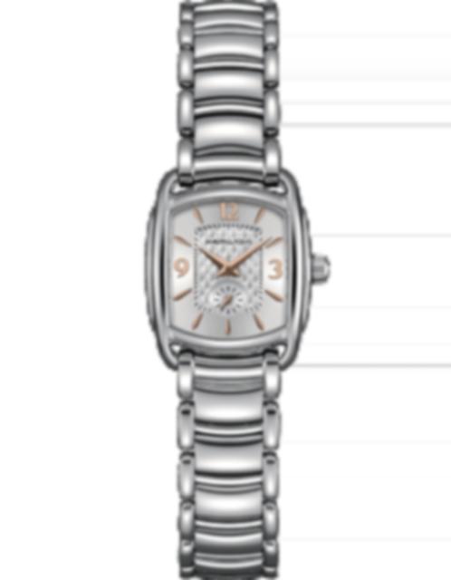Ladies' watch HAMILTON, American Classic Bagley Quartz / 23mm x 28,5mm, SKU: H12351155 | watchphilosophy.co.uk