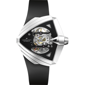 Men's watch / unisex  HAMILTON, Ventura XXL Skeleton Auto / 45,5mm x 46mm, SKU: H24625330 | watchphilosophy.co.uk