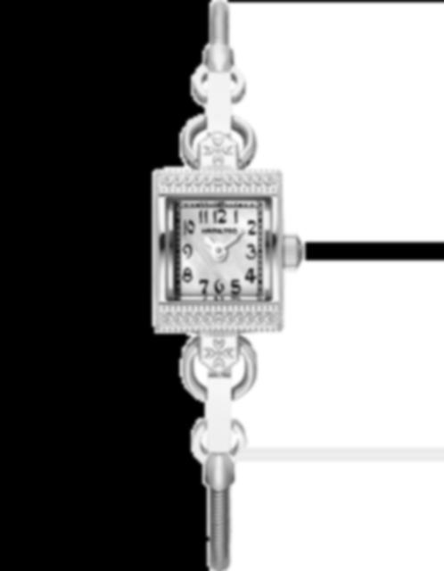 Ladies' watch HAMILTON, American Classic Lady Hamilton Vintage Quartz / 14,5mm x 28,4mm, SKU: H31271113 | watchphilosophy.co.uk