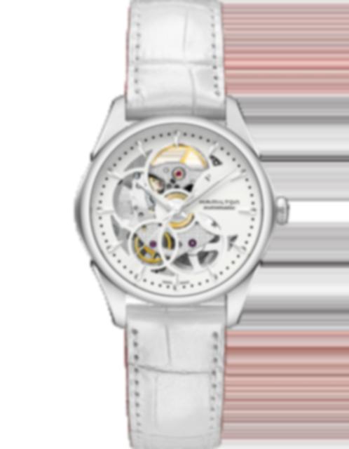 Ladies' watch HAMILTON, Jazzmaster Skeleton Lady Auto / 36mm, SKU: H32405811 | watchphilosophy.co.uk