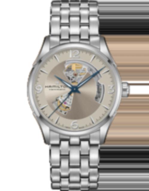 Men's watch / unisex HAMILTON, Jazzmaster Open Heart Auto / 42mm, SKU: H32705121 | watchphilosophy.co.uk