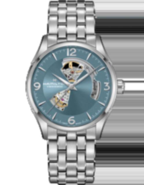 Men's watch / unisex HAMILTON, Jazzmaster Open Heart Auto / 42mm, SKU: H32705142 | watchphilosophy.co.uk