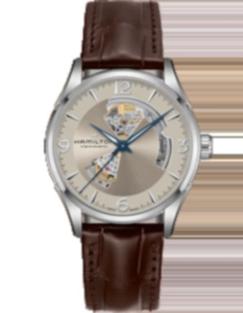 Men's watch / unisex HAMILTON, Jazzmaster Open Heart Auto / 42mm, SKU: H32705521 | watchphilosophy.co.uk