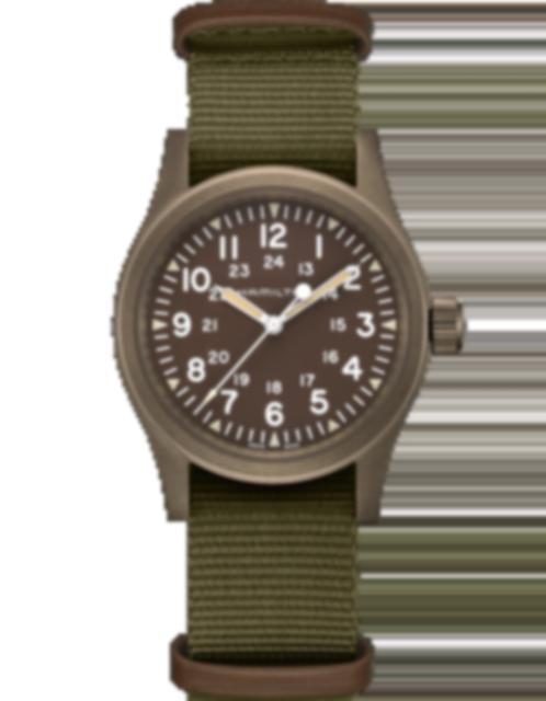 Men's watch / unisex HAMILTON, Khaki Field Mechanical / 38mm, SKU: H69449961 | watchphilosophy.co.uk