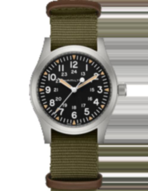 Men's watch / unisex HAMILTON, Khaki Field Mechanical / 42mm, SKU: H69529933 | watchphilosophy.co.uk