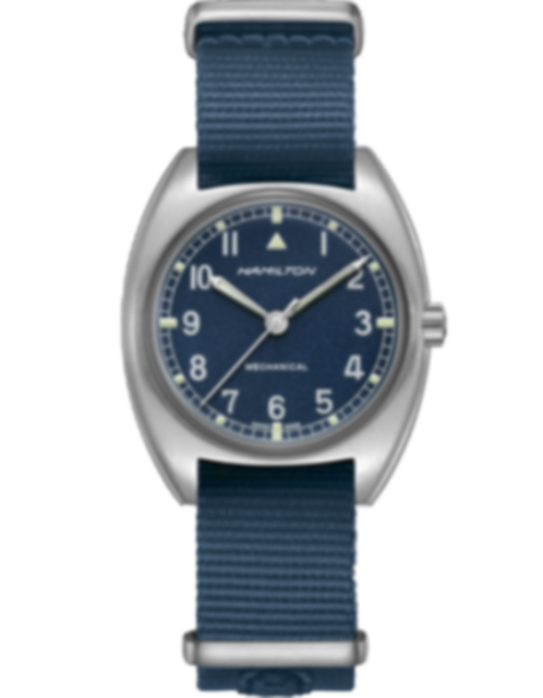 Men's watch / unisex HAMILTON, Khaki Aviation Pilot Pioneer Mechanical / 36mm x 33mm, SKU: H76419941 | watchphilosophy.co.uk