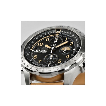 Men's watch / unisex  HAMILTON, Khaki Aviation X-Wind Day Date Auto Chrono / 45mm, SKU: H77796535 | watchphilosophy.co.uk