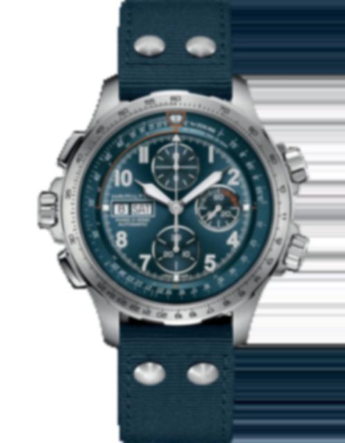 Men's watch / unisex HAMILTON, Khaki Aviation X-Wind Auto Chrono / 45mm, SKU: H77906940 | watchphilosophy.co.uk