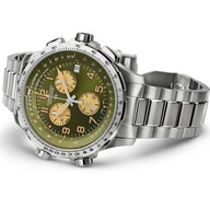 Men's watch / unisex  HAMILTON, Khaki Aviation X-Wind GMT Chrono Quartz / 46mm, SKU: H77932160 | watchphilosophy.co.uk
